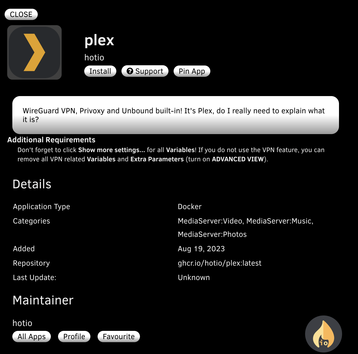 Ejemplo de mosaico de aplicación